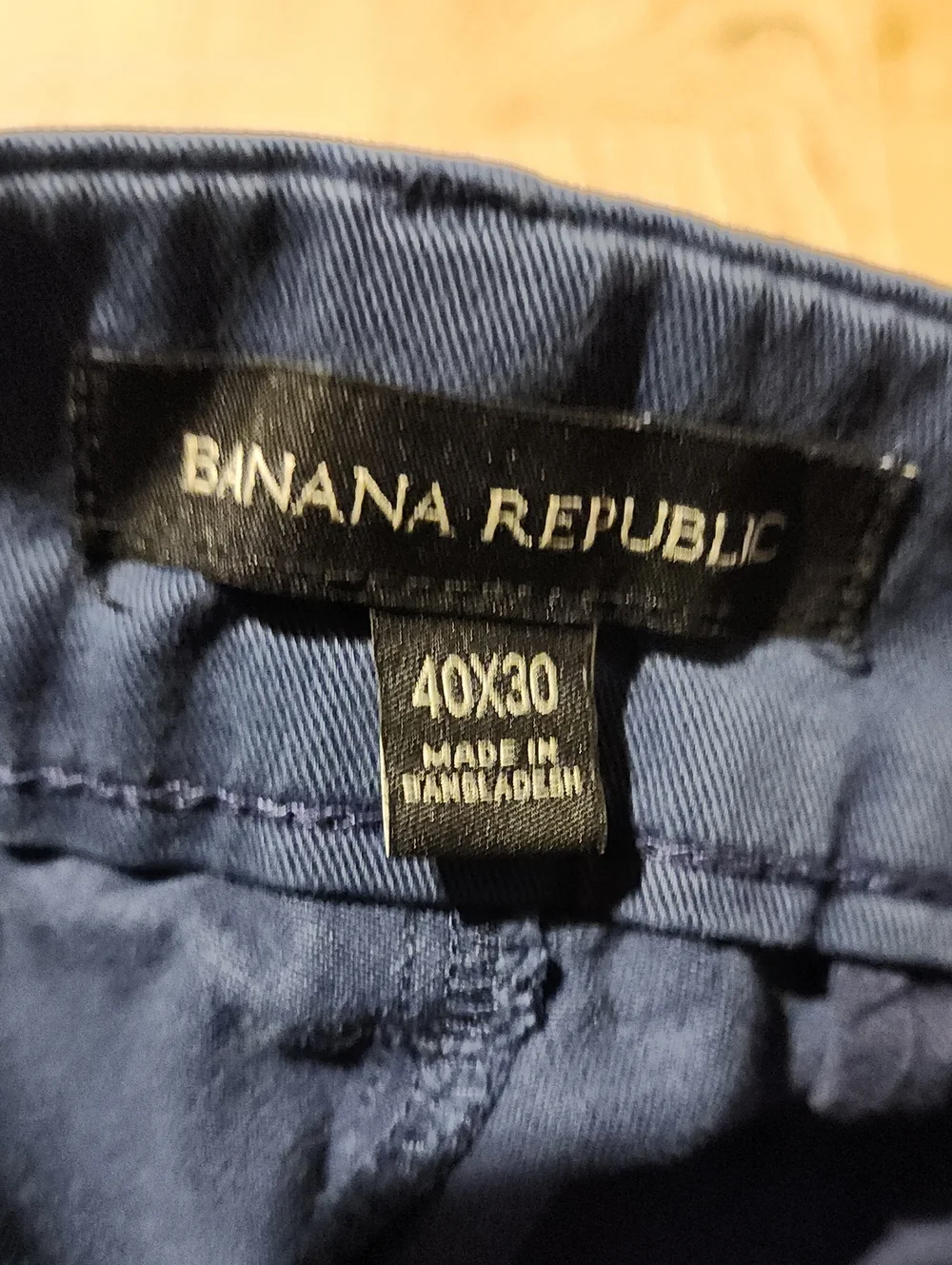 Banana Republic Dark Blue Chino Pants